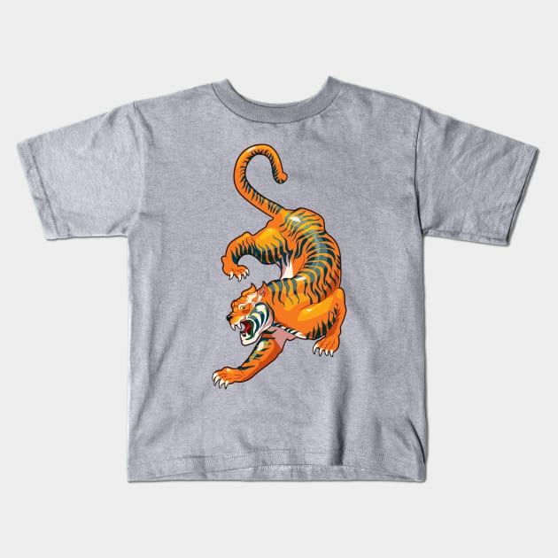 Tiger Kids T-Shirt by Staermose